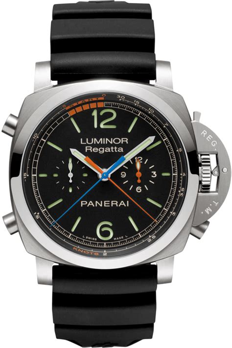 panerai regatta flyback replica|fake panerai watch.